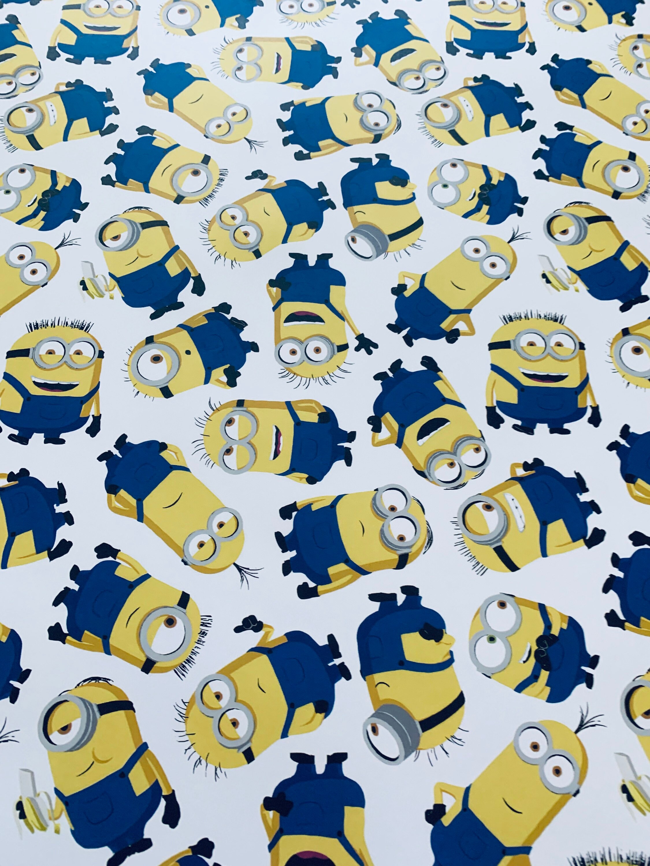 Minions Wrapping Paper Sheets Set of 3 Bob Kevin Stuart Etsy
