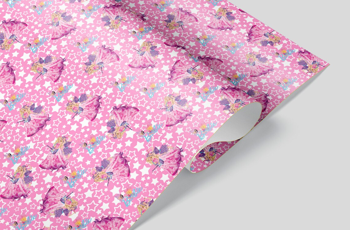 Barbie Wrapping Paper Sheets Set of 3 Barbie Party Decor Etsy