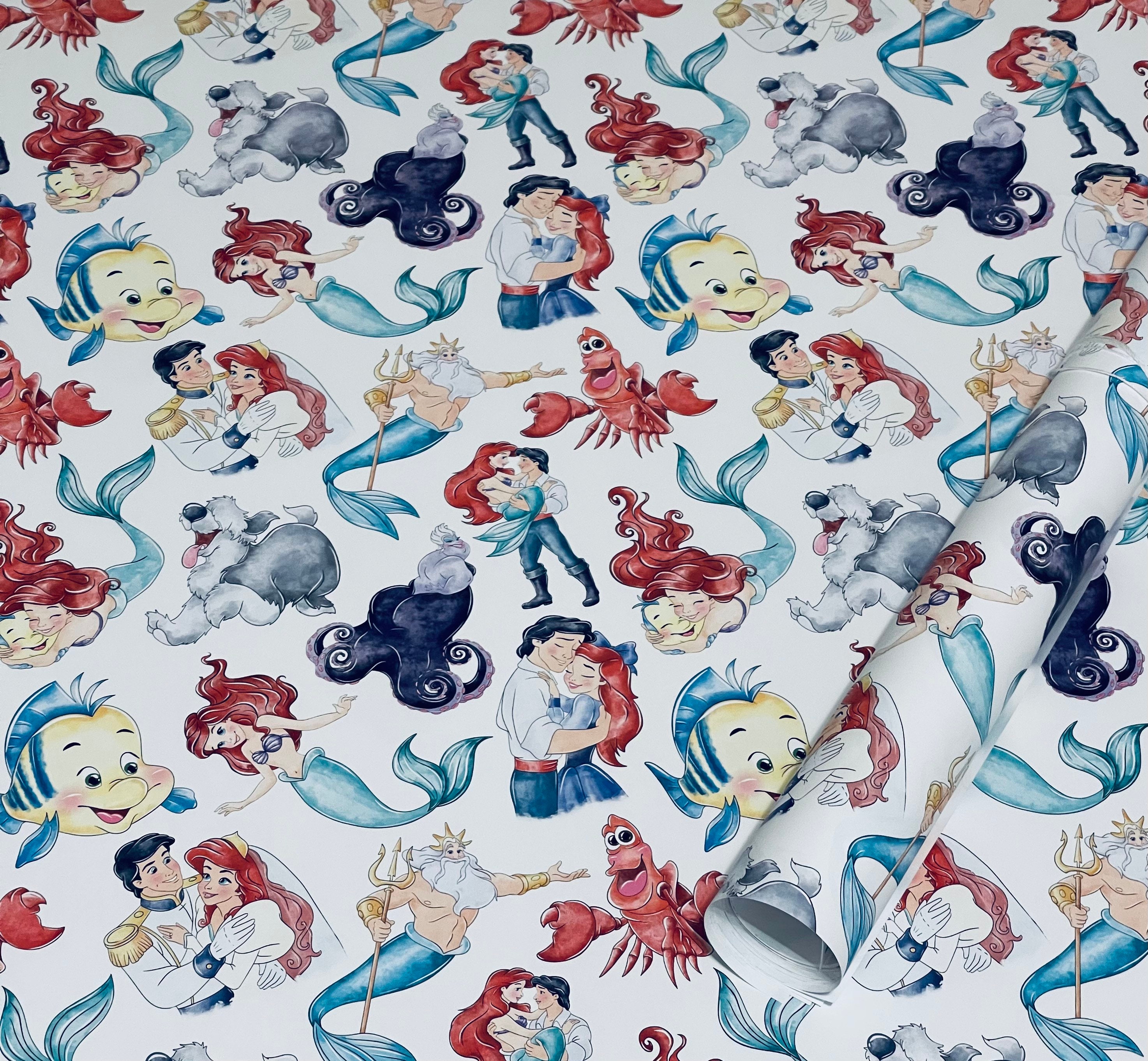 The Little Mermaid Wrapping Paper Sheets