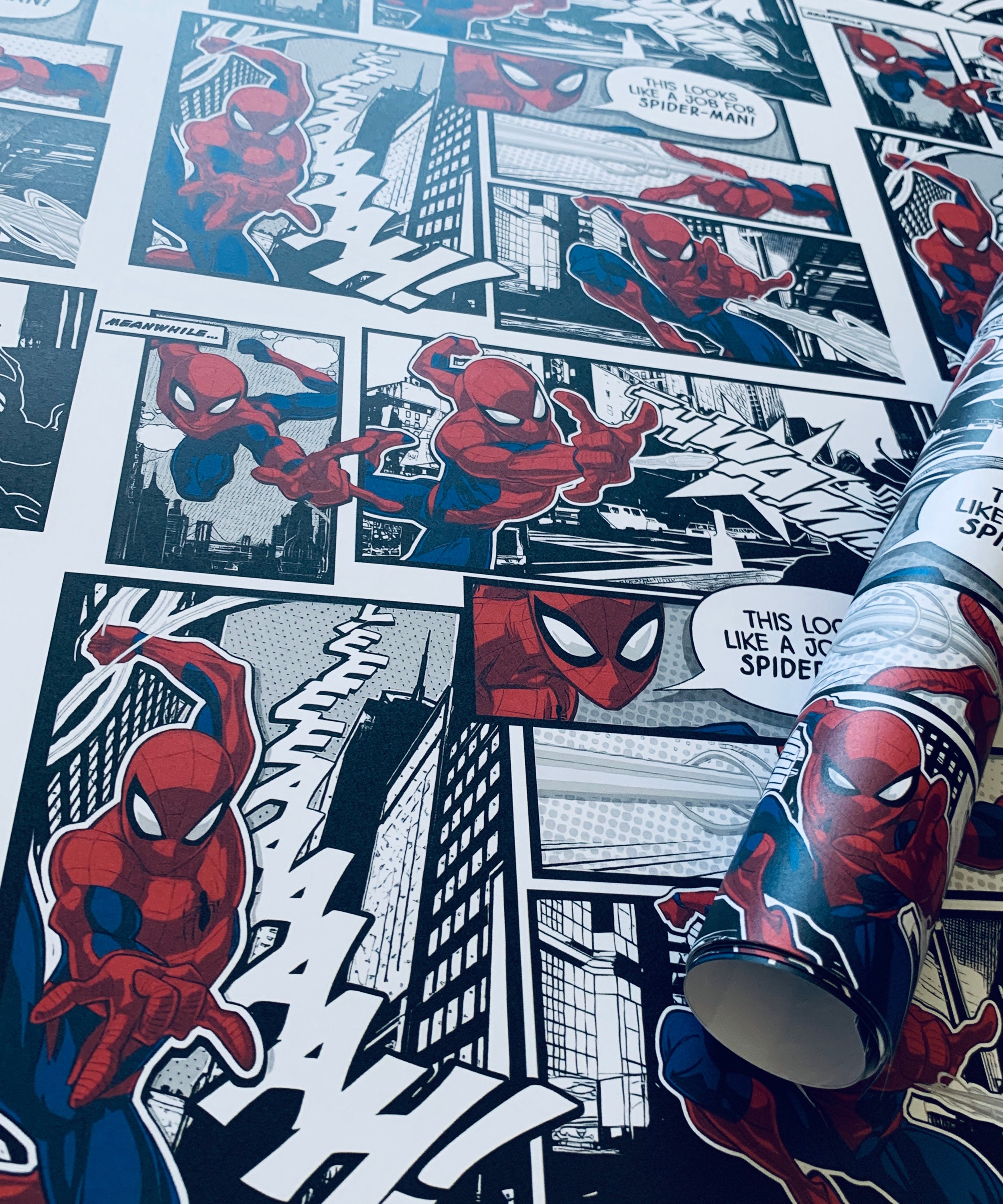 Spiderman Spider Man Wrapping Paper Sheets Set of 3 Etsy