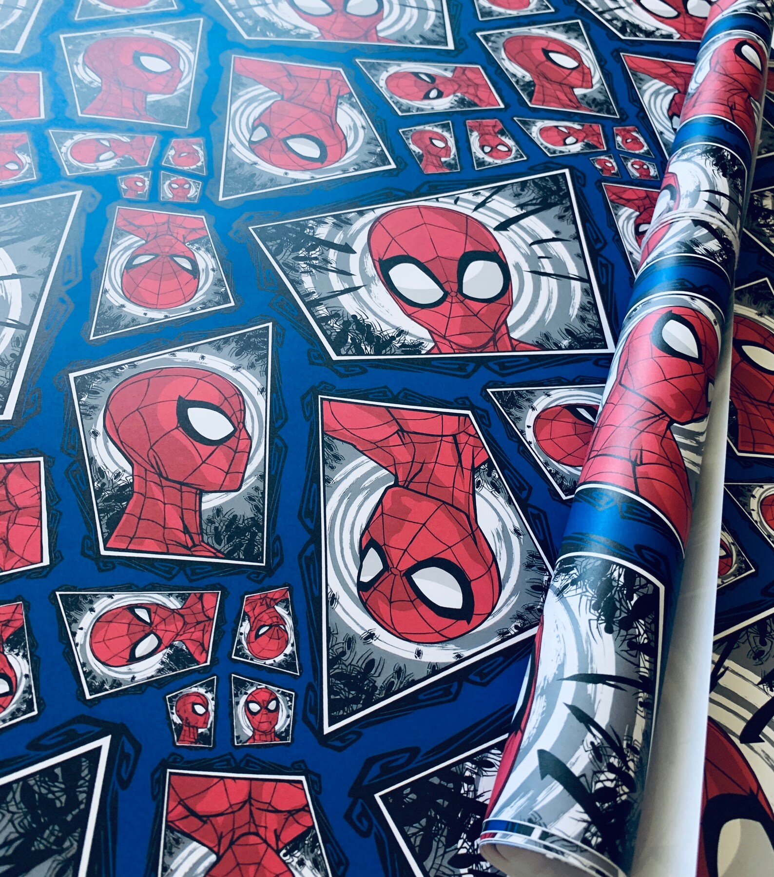 Spiderman Spider Man Wrapping Paper Sheets Set of 3 Etsy