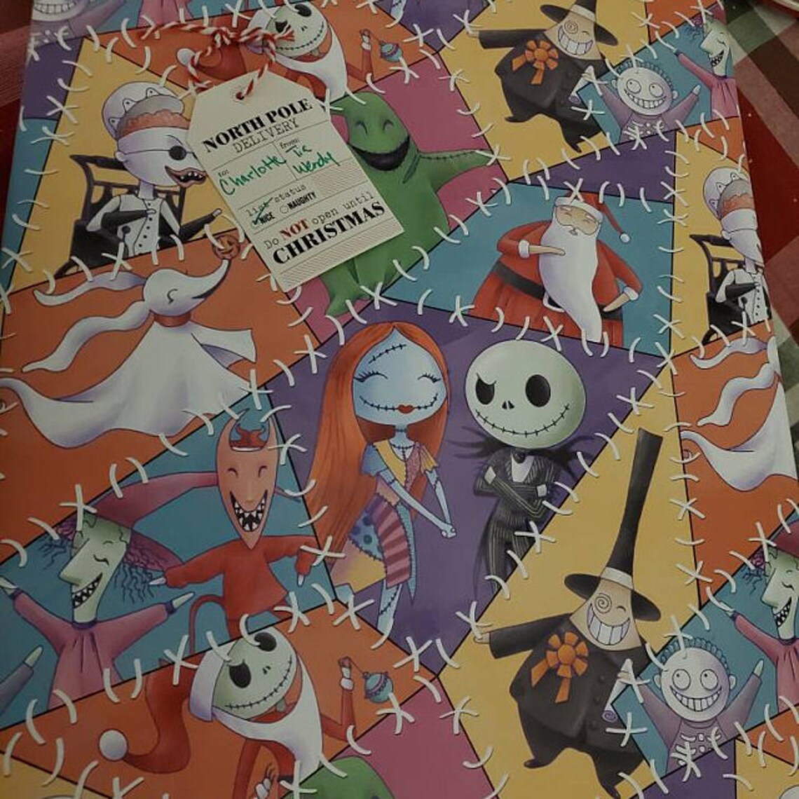Nightmare Before Christmas Wrapping Paper Sheets Set of 3 Etsy