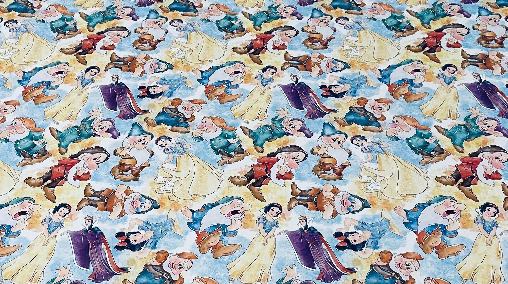 Snow White and the Seven Dwarfs Wrapping Paper