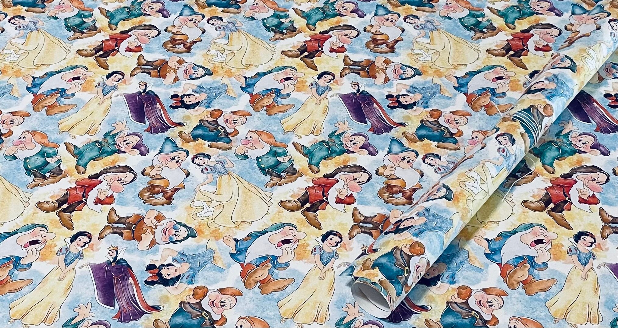 Snow White and the Seven Dwarfs Wrapping Paper