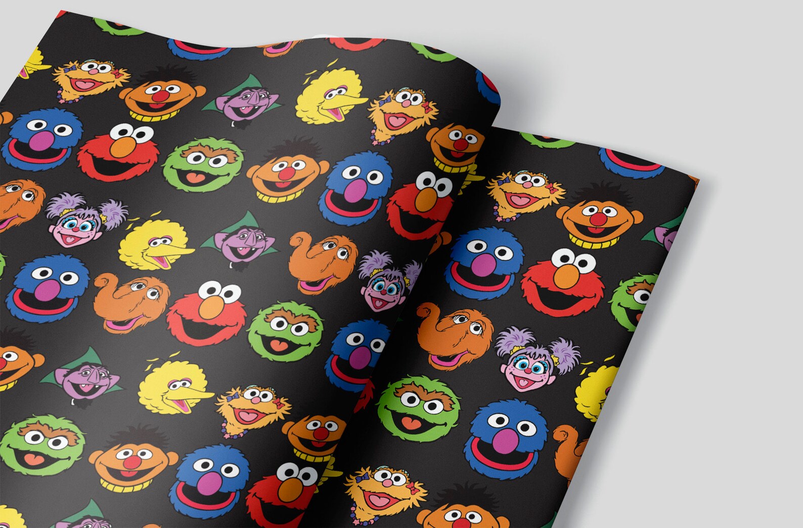 Sesame Street Christmas Wrapping Paper 