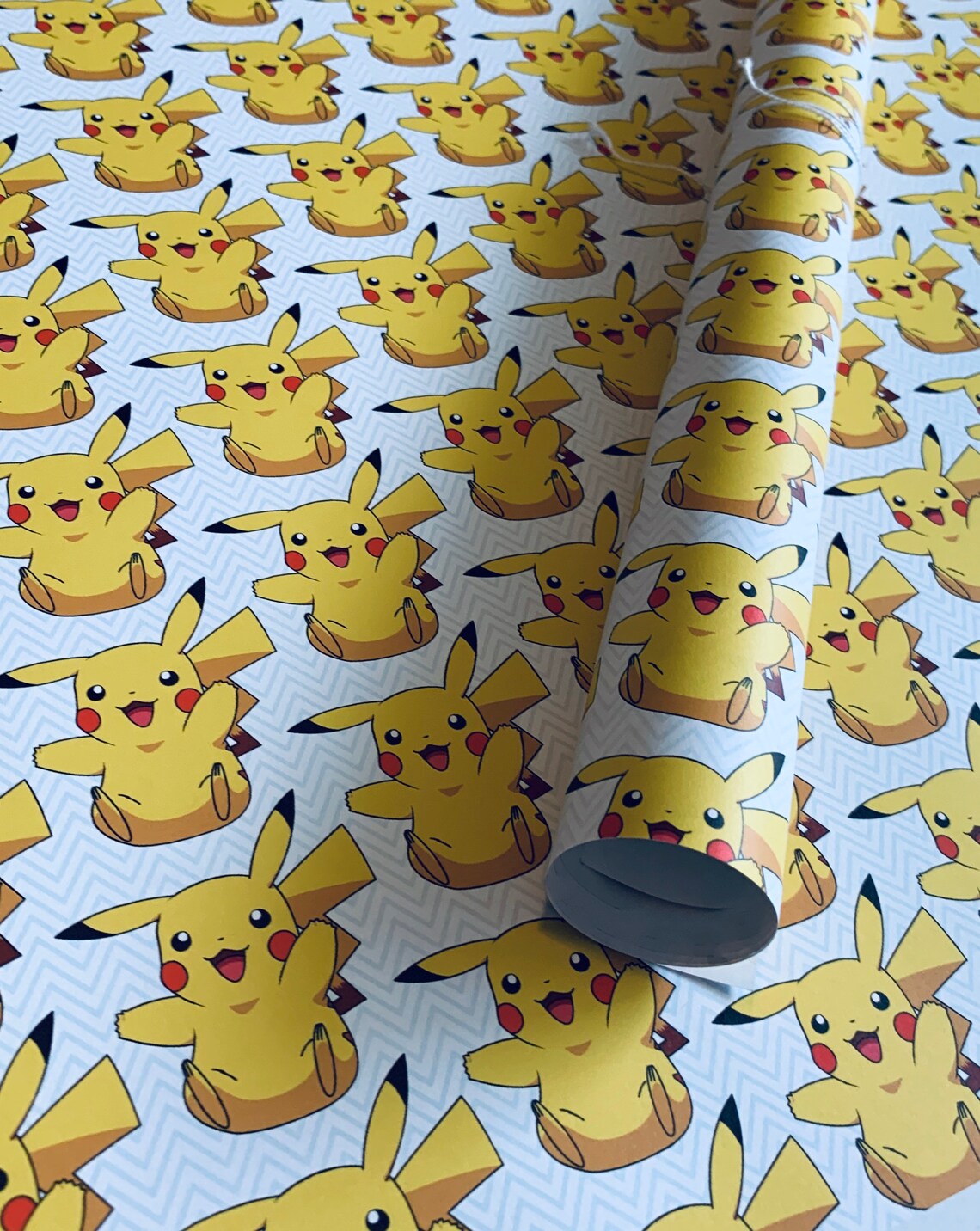 Pokémon Pikachu Wrapping Paper Sheets Set of 3 Sheets Etsy