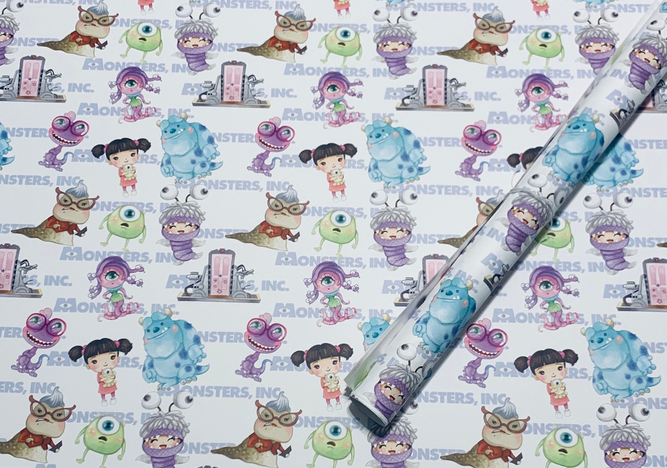 Monsters Inc Wrapping Paper Sheets