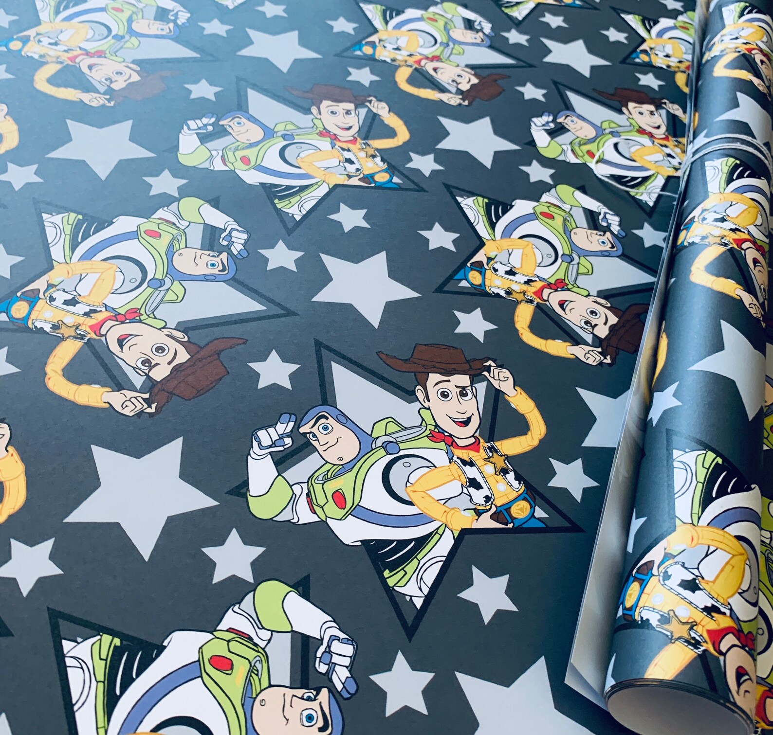Toy Story Wrapping Paper Sheets Set of 3 Disney Buzz Etsy
