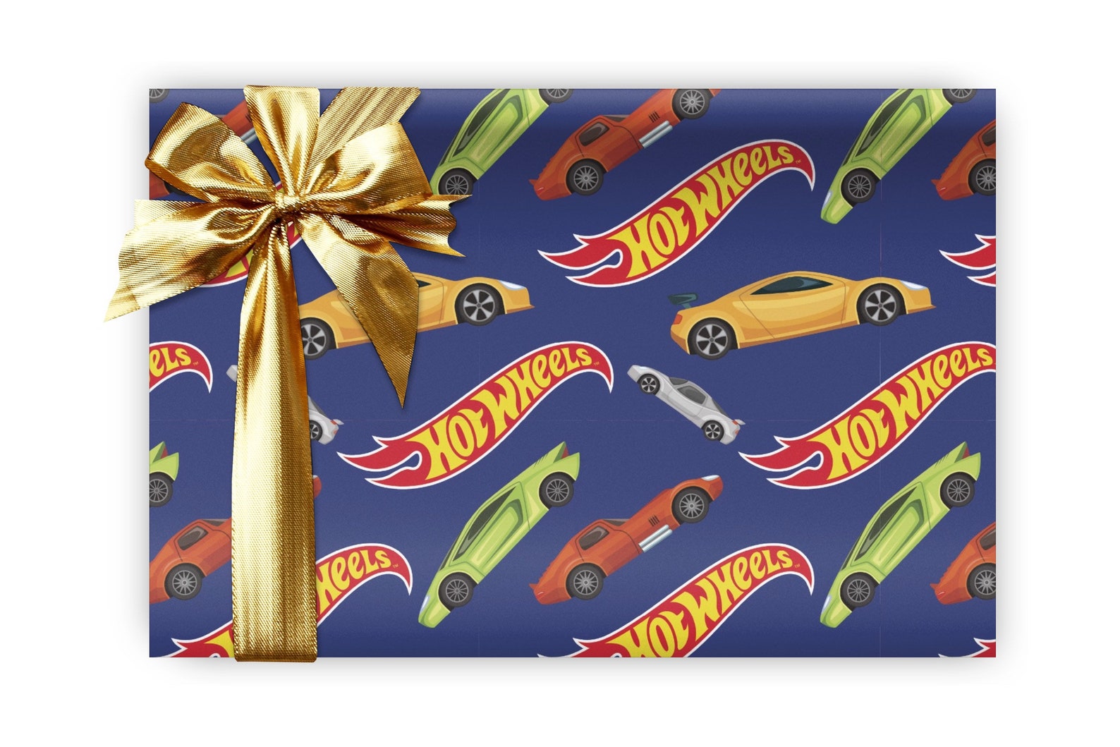 Hot Wheels Wrapping Paper Sheets Set of 3 Sheets Cars Etsy