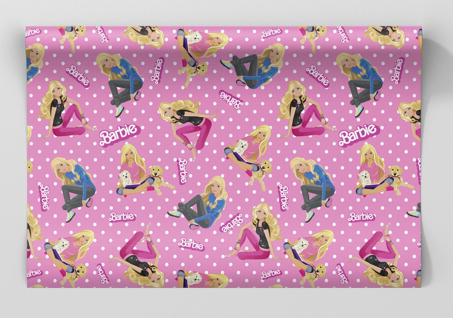 Barbie Wrapping Paper Sheets Set of 3 Barbie Party Decor Etsy