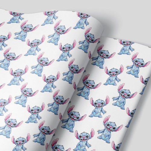 Pineapple Lilo and Stitch Themed Wrapping Gift Paper Etsy