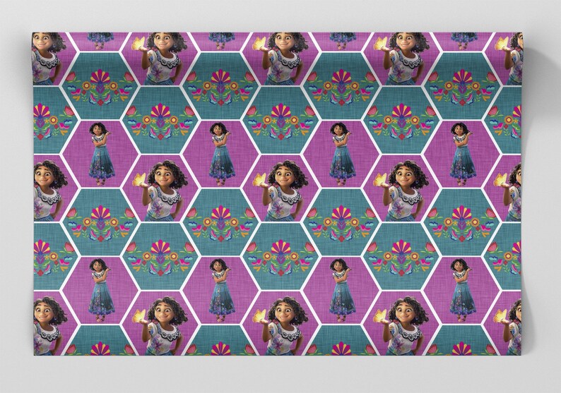 Encanto Wrapping Paper Sheets Set of 3 Sheets Disney Etsy