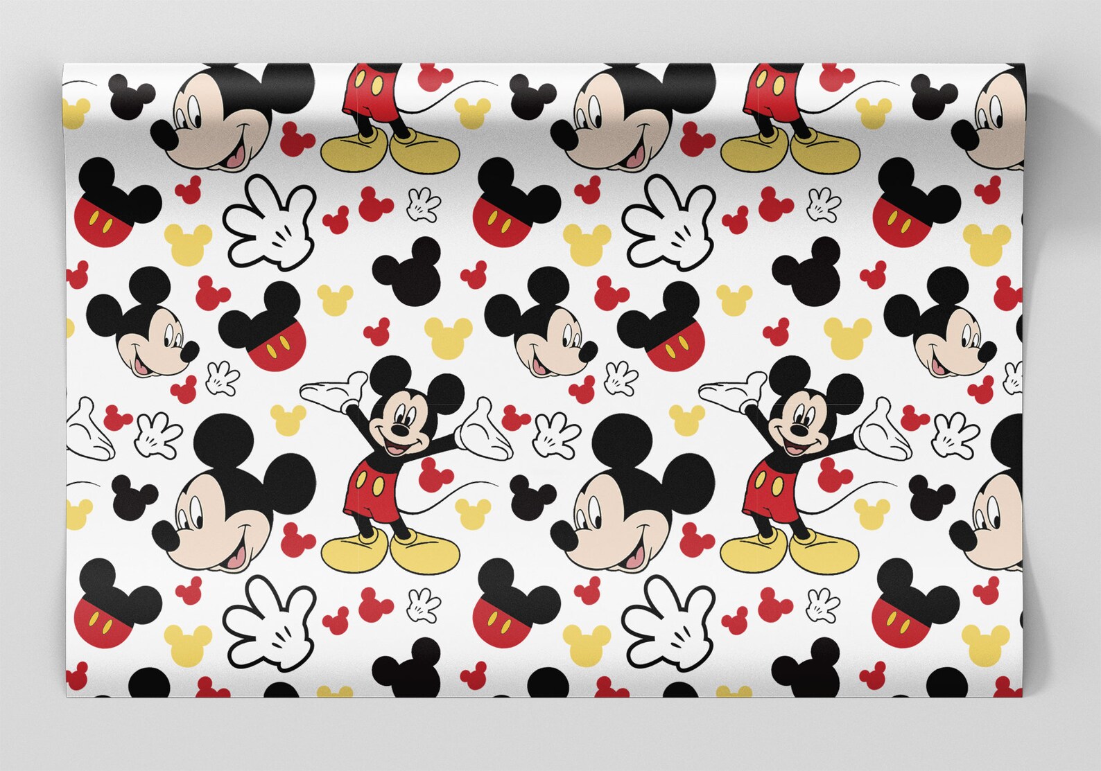 Mickey Mouse Wrapping Paper Sheets Set of 3 Sheets Disney Etsy