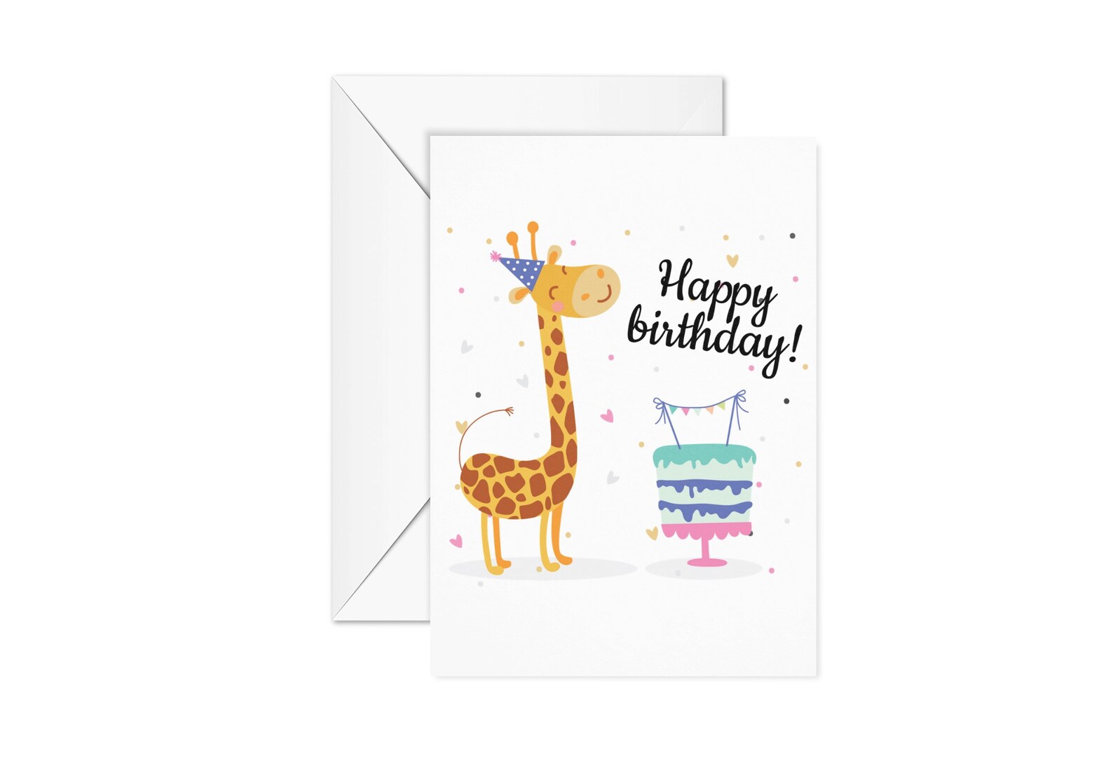 Giraffe alles Gute zum Geburtstag Grußkarte Geburtstagskarte Etsy