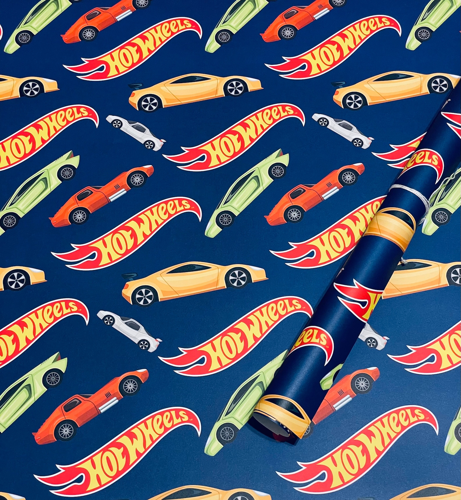 Hot Wheels Wrapping Paper Sheets Set of 3 sheets Cars Etsy