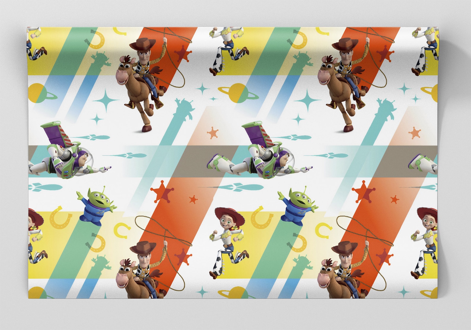 Toy Story Wrapping Paper Sheets Set of 3 Sheet Disney Buzz Etsy