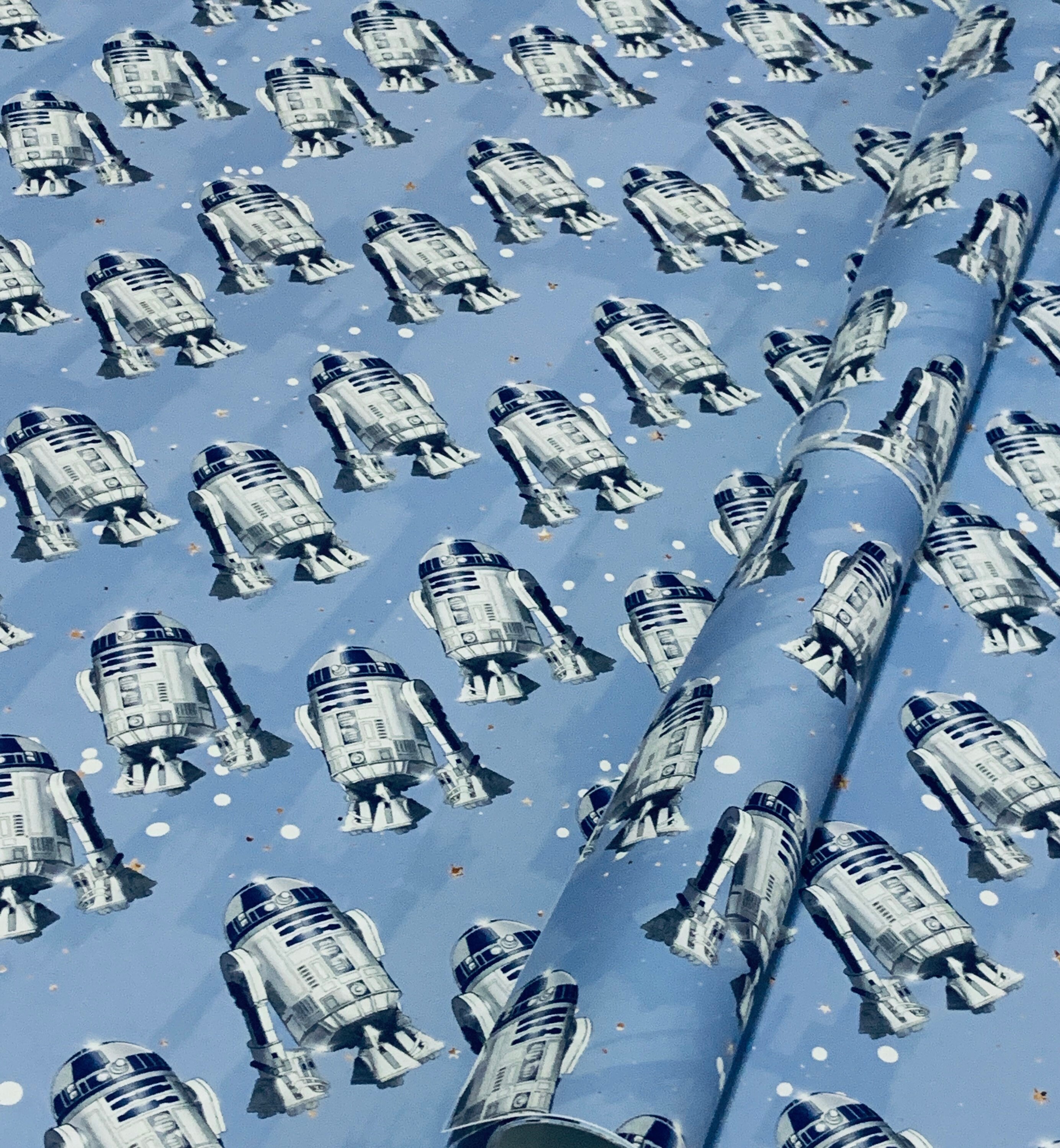 Star Wars Wrapping Paper Sheets Set of 3 R2D2 Darth Vader Etsy