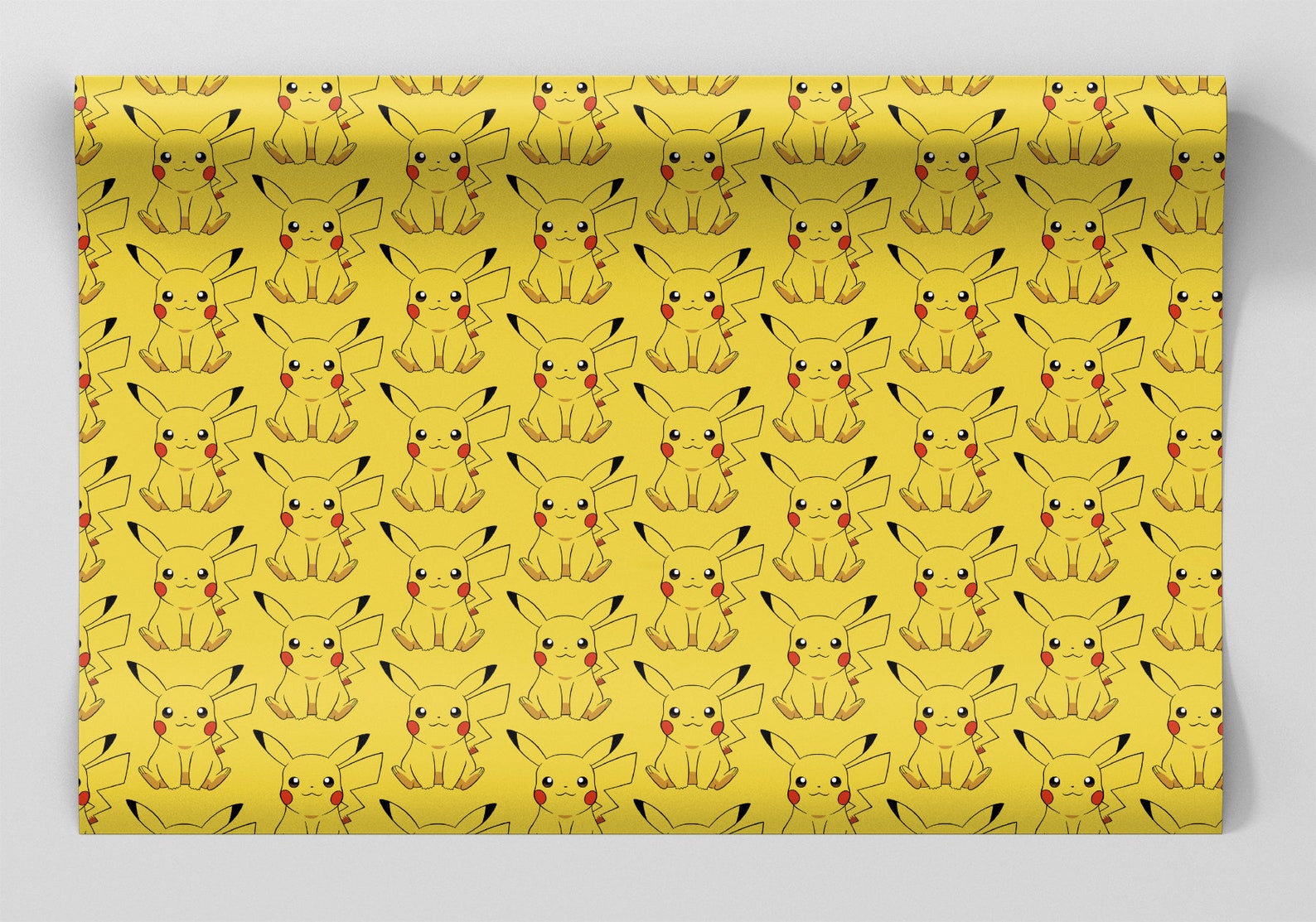 Pokémon Pikachu Wrapping Paper Sheets Set of 3 Pokémon | Etsy