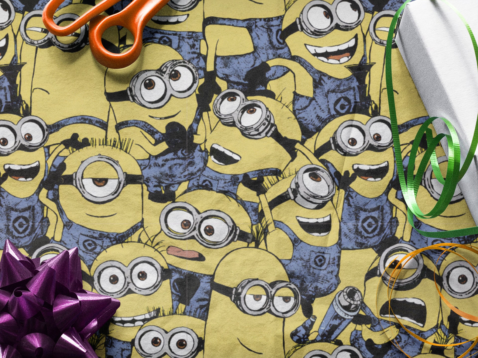 Minions Wrapping Paper