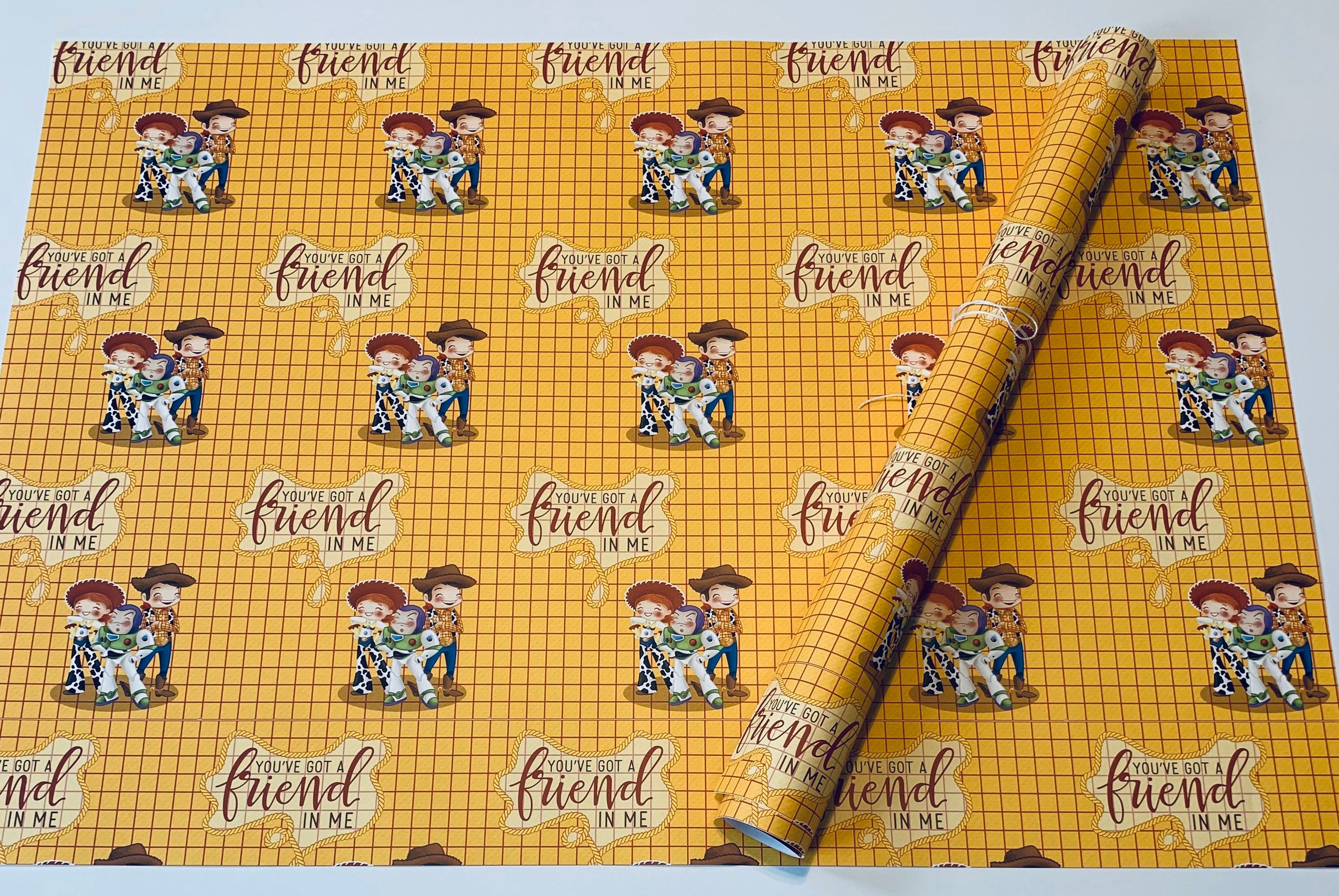 Toy Story Wrapping Paper Sheets Set of 3 Disney Youve Got | Etsy