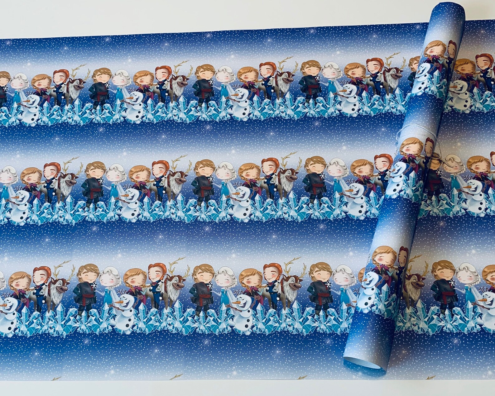 Frozen Wrapping Paper Sheets Set of 3 Disney Wrapping Etsy