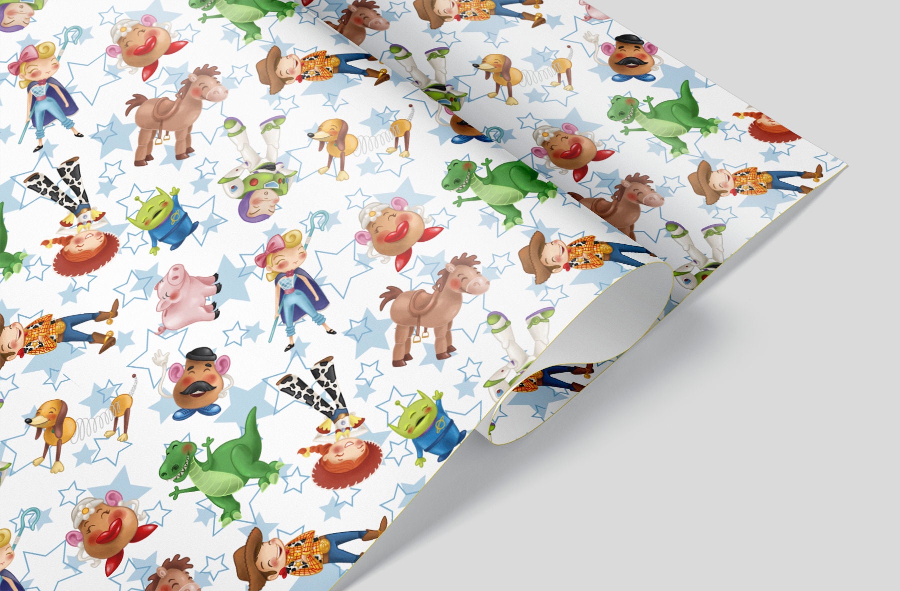Toy Story Christmas Wrapping Paper 