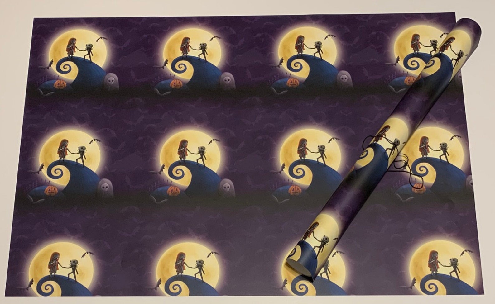 Nightmare Before Christmas Wrapping Paper Sheets Set of 3 Etsy