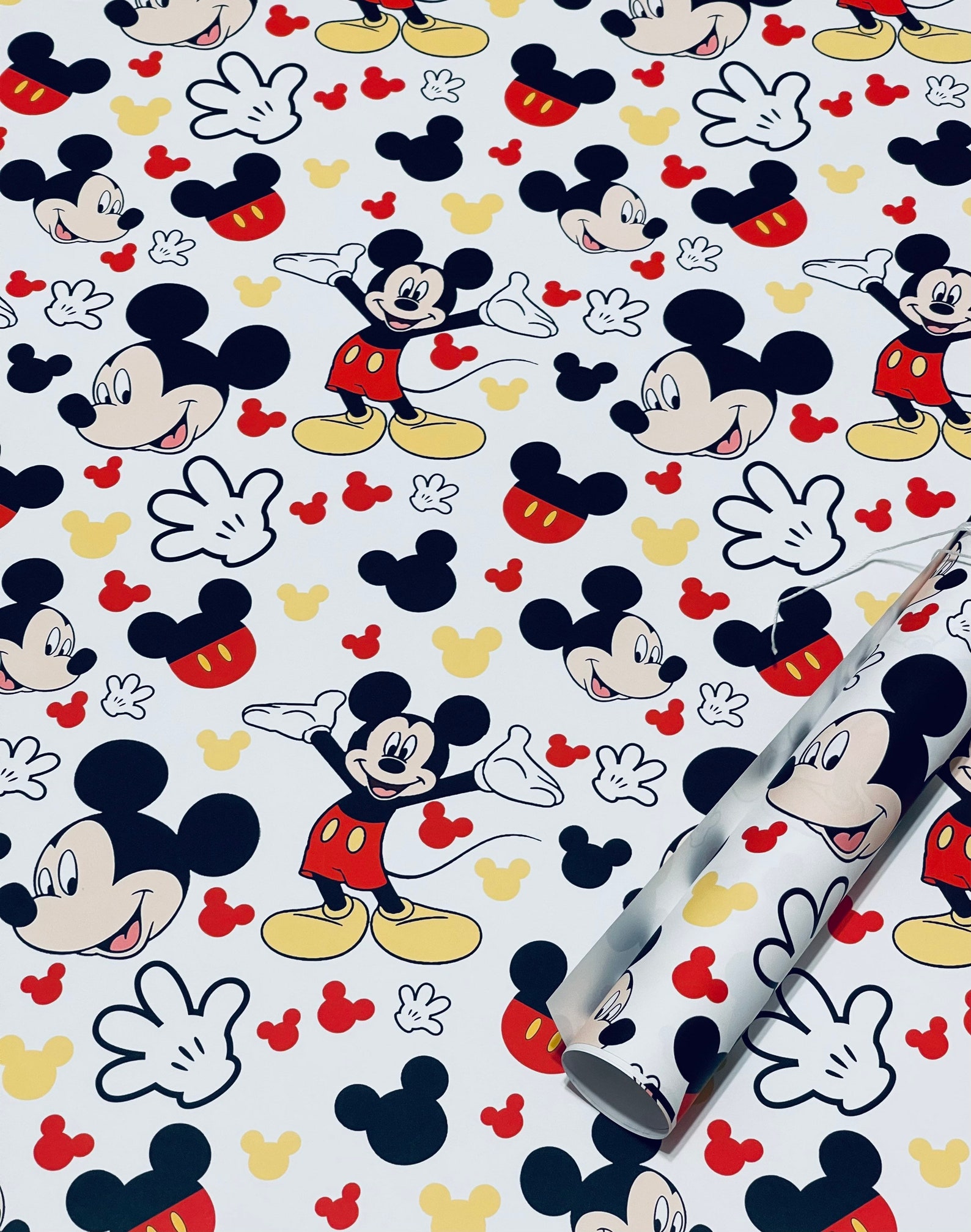 Mickey Mouse Wrapping Paper Sheets Set of 3 Disney Etsy