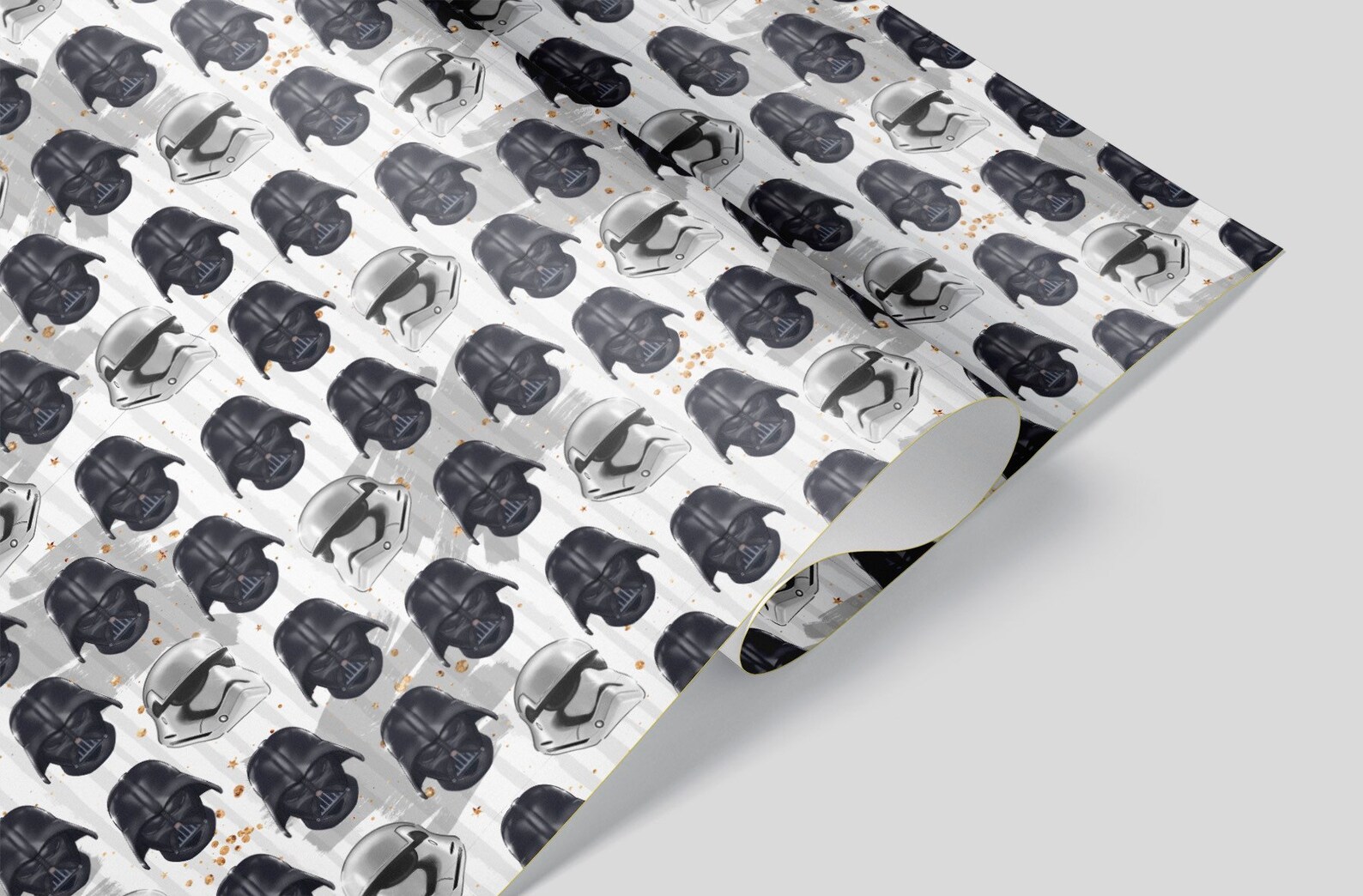 Star Wars Wrapping Paper Sheets Set of 3 Stormtrooper Etsy