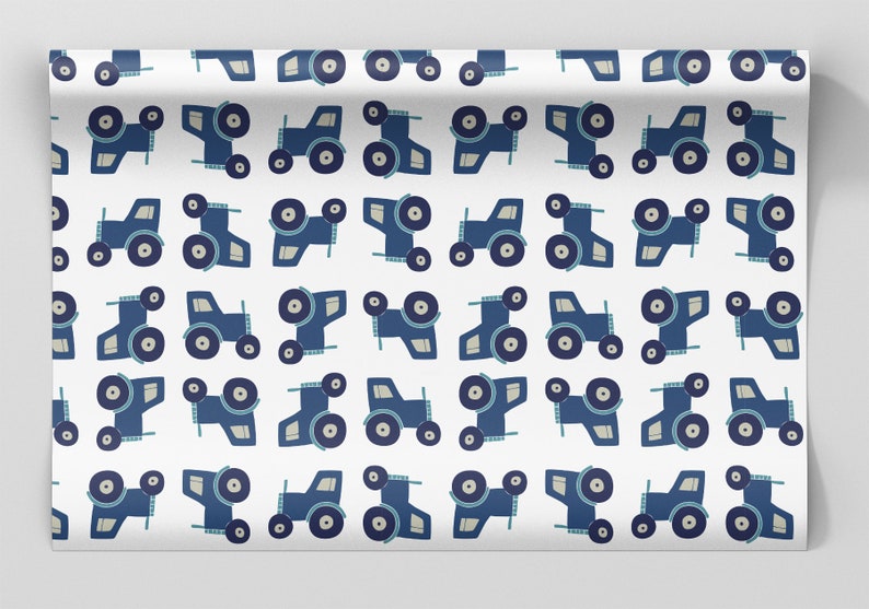 Farm Tractor Wrapping Paper Sheets Set of 3 John Deere Etsy