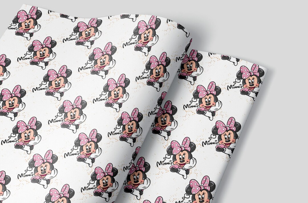 Minnie Mouse Wrapping Paper Sheets Set of 3 Sheets Disney Etsy Australia