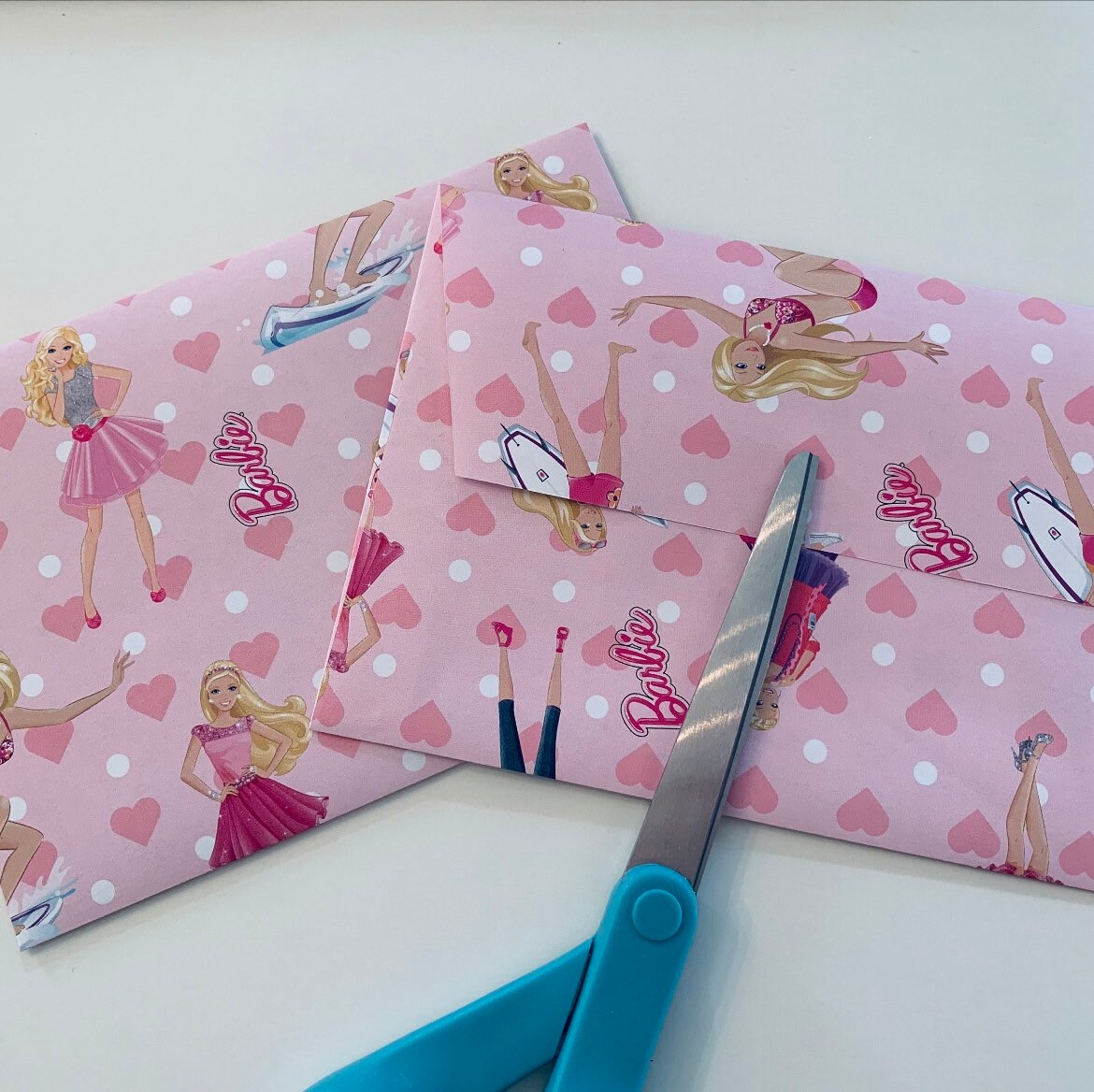 Barbie Wrapping Paper Sheets Set of 3 Barbie Party Decor Etsy