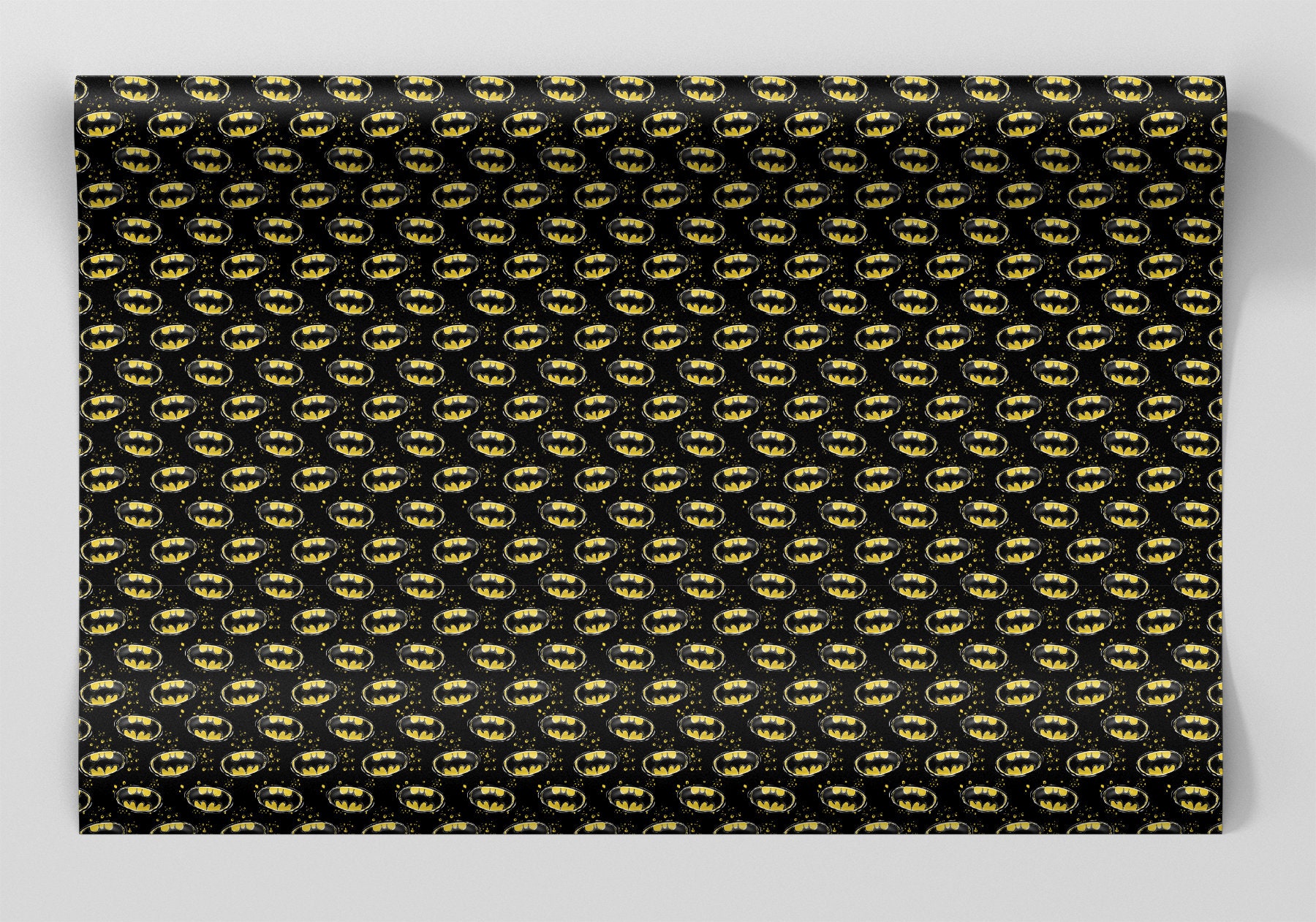 Batman Wrapping Paper Sheets Set of 3 DC Superhero The Etsy