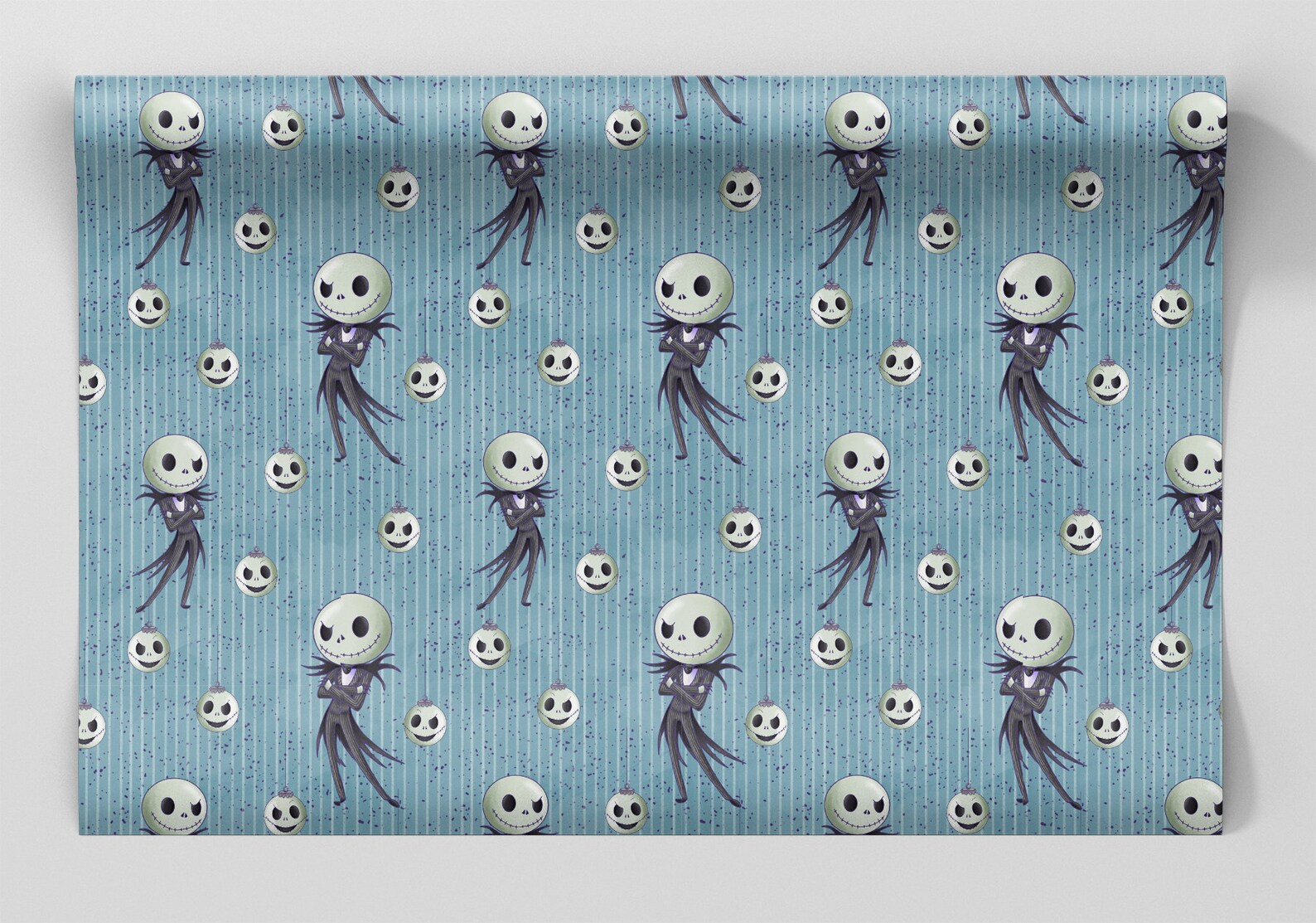 Nightmare Before Christmas Wrapping Paper Sheets Set of 3 | Etsy