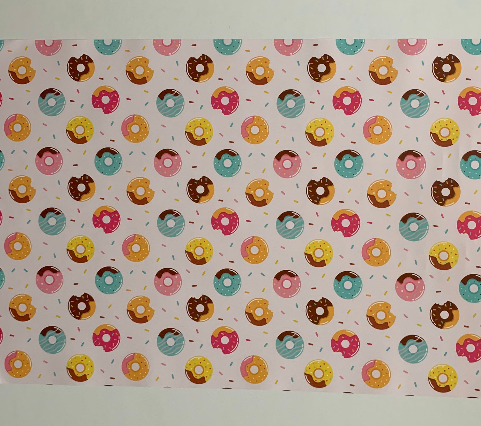 Sprinkles Donuts Wrapping Paper Sheets Set of 3 Sheets Etsy