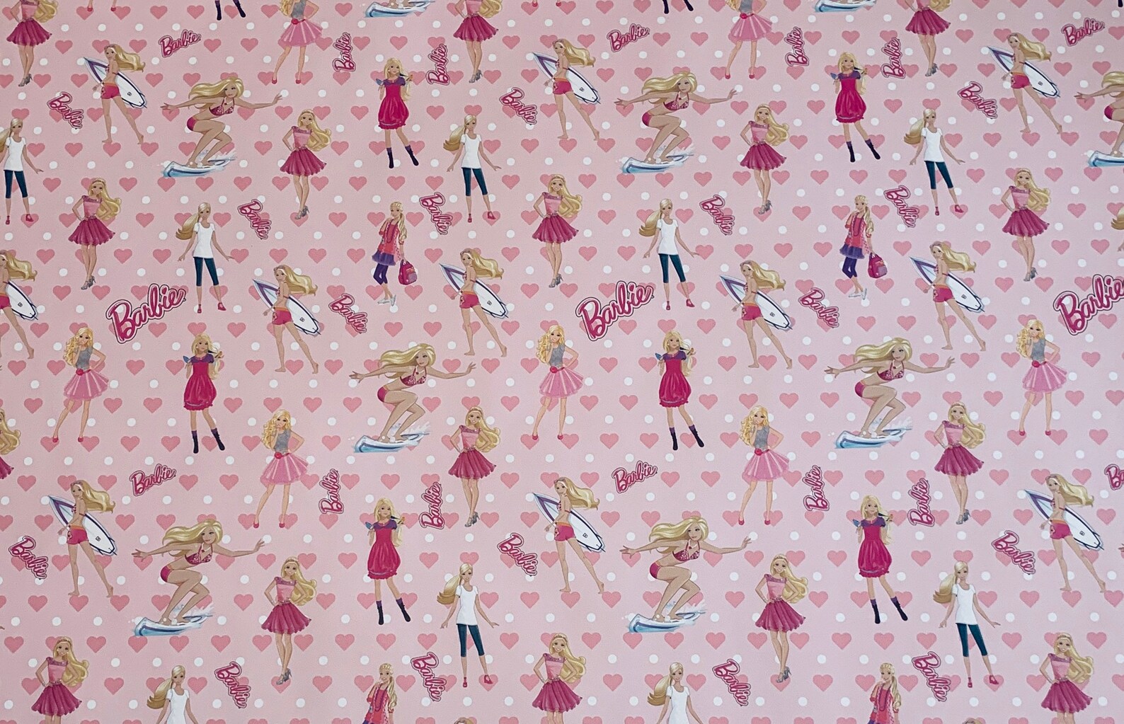 Barbie Wrapping Paper Sheets Set of 3 Barbie Party Decor Etsy