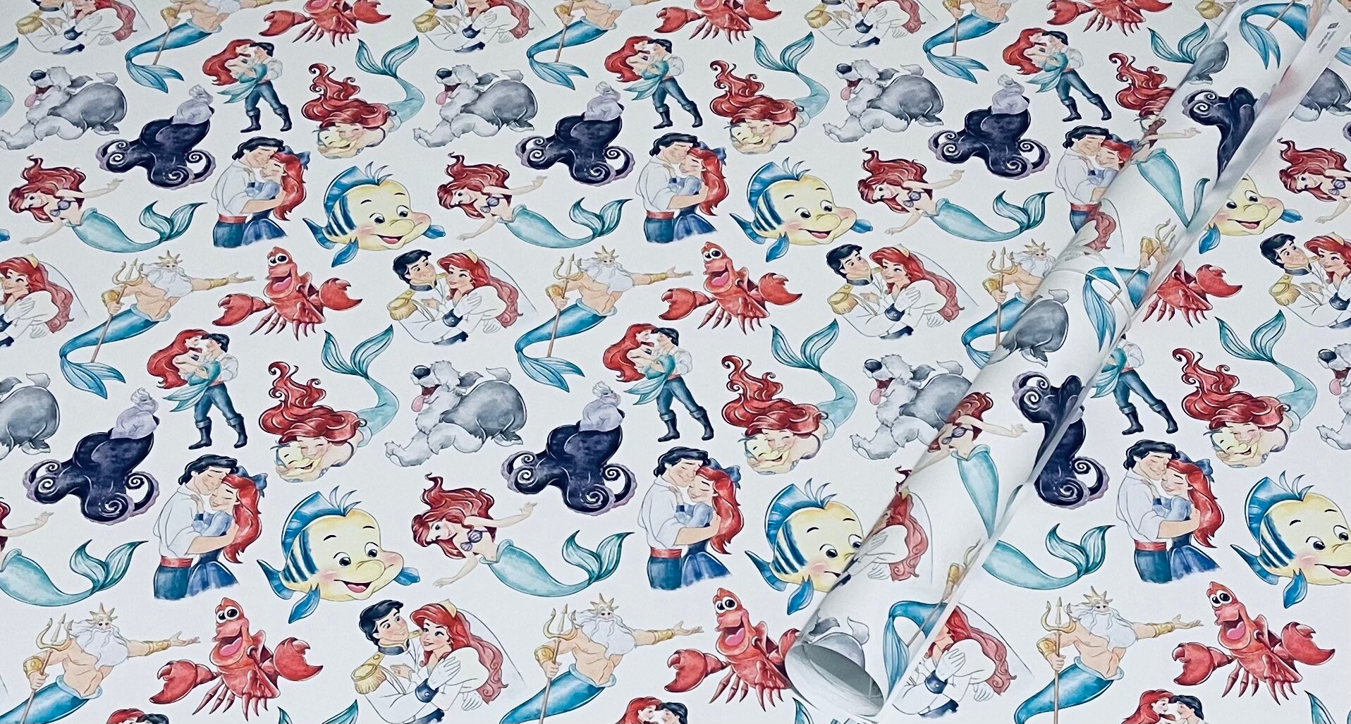 The Little Mermaid Wrapping Paper Sheets