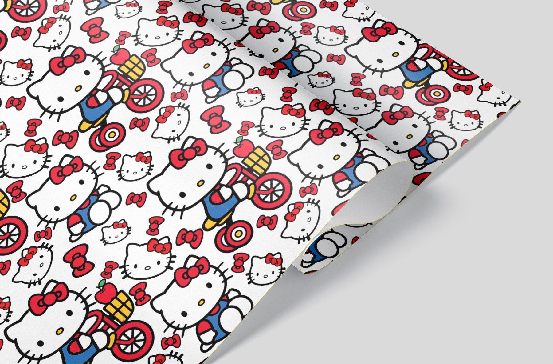 Hello Kitty Wrapping Paper Sheets Set of 3 Birthday Party - Etsy