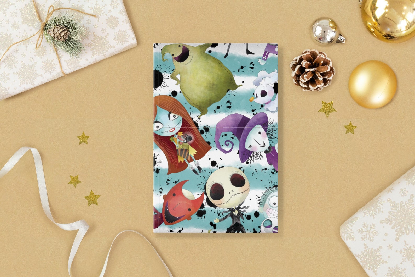 Nightmare Before Christmas Wrapping Paper Sheets Set of 3 Etsy