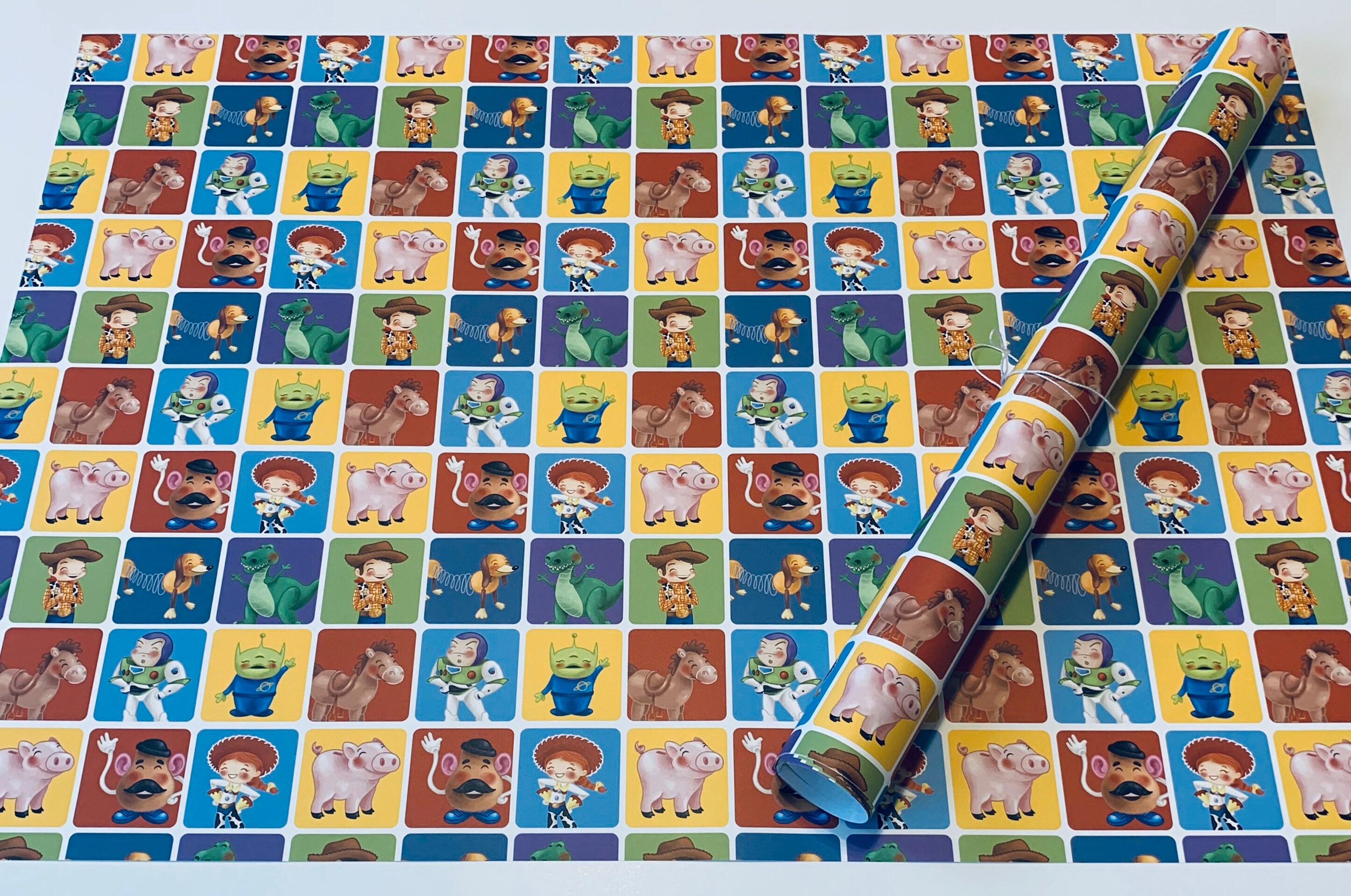 Toy Story Wrapping Paper Sheets Set of 3 Disney Buzz Etsy