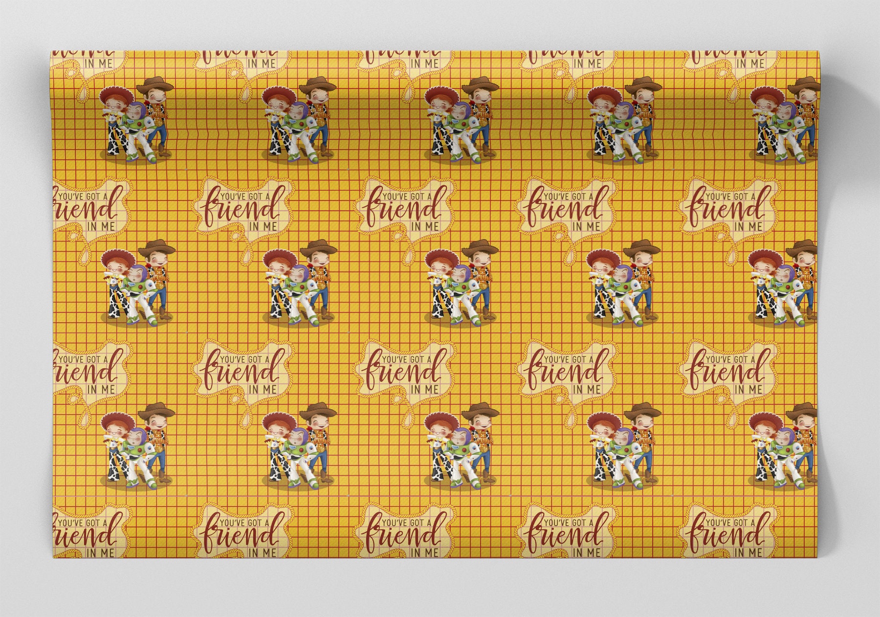 Toy Story Wrapping Paper Sheets Set of 3 Disney Youve Got | Etsy