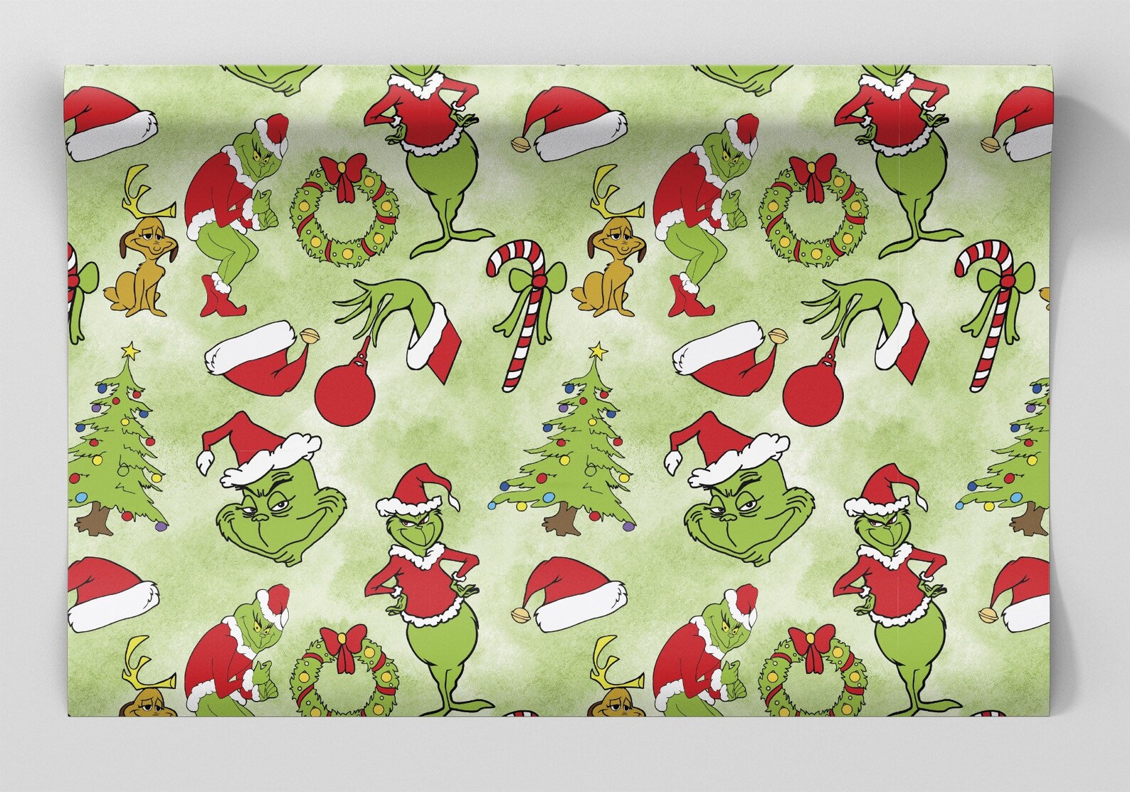 Grinch Christmas Paper 