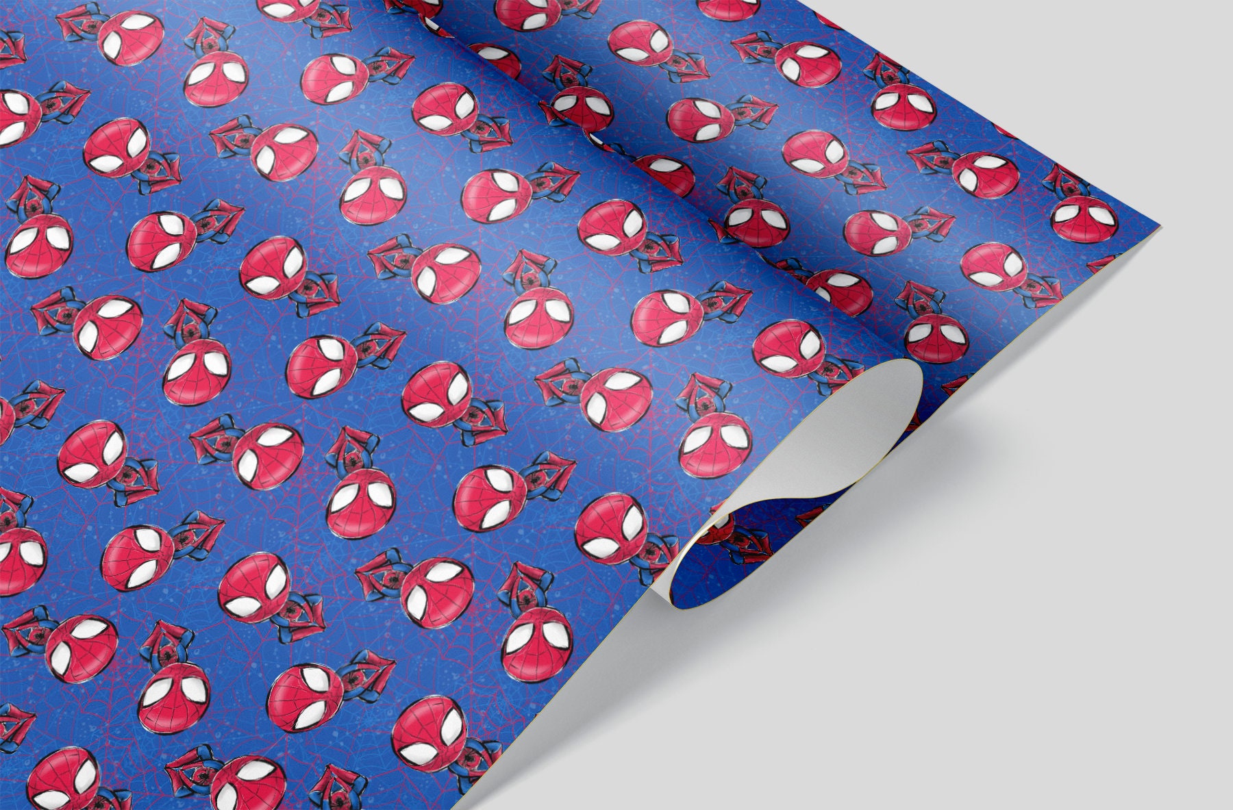 Spiderman Spider Man Wrapping Paper Sheets Set of 3 Etsy