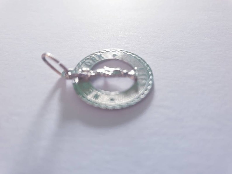 Sterling silver New York pendant