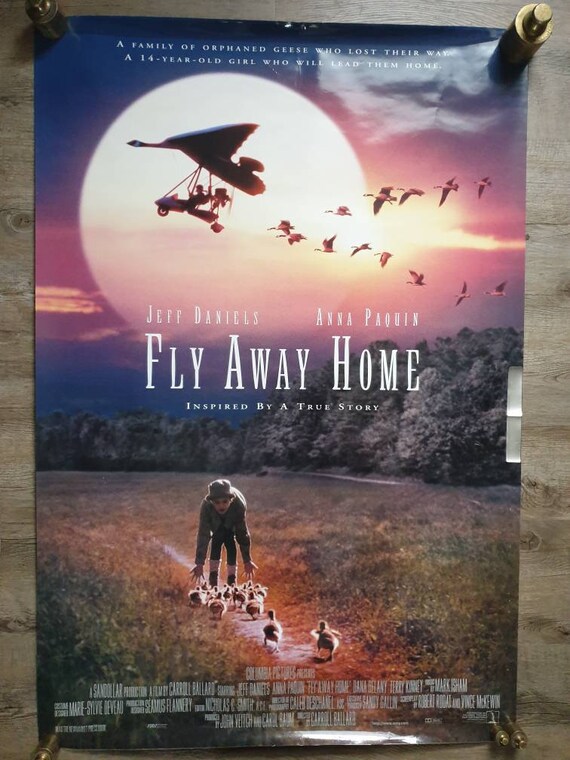 Fly Away Home movie poster Etsy
