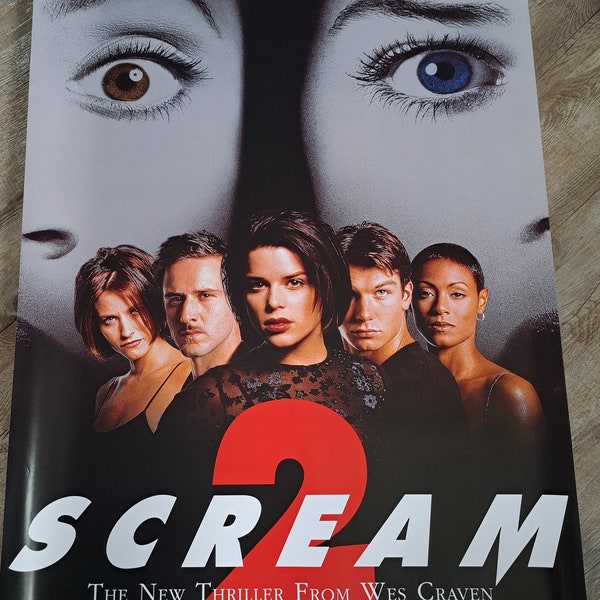 Original Movie Poster Scream Etsy