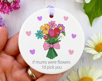 Flowers bouquet - Mother's day gift/If mum's were flowers gift/Happy Mother's day/personalised Mother's Day gift