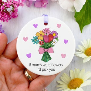 Flowers bouquet Mother's day gift/If mum's were flowers gift/Happy Mother's day/personalised Mother's Day gift image 1