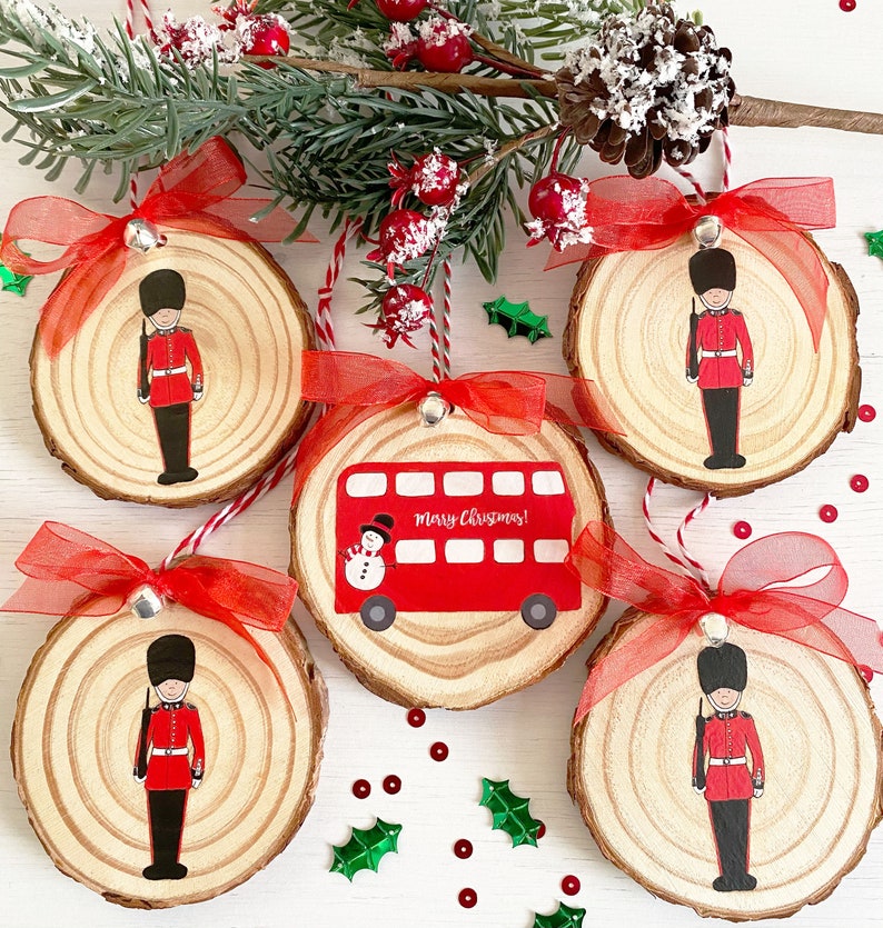London red bus decoration / London bus Christmas tree  Etsy