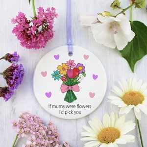 Flowers bouquet Mother's day gift/If mum's were flowers gift/Happy Mother's day/personalised Mother's Day gift image 5